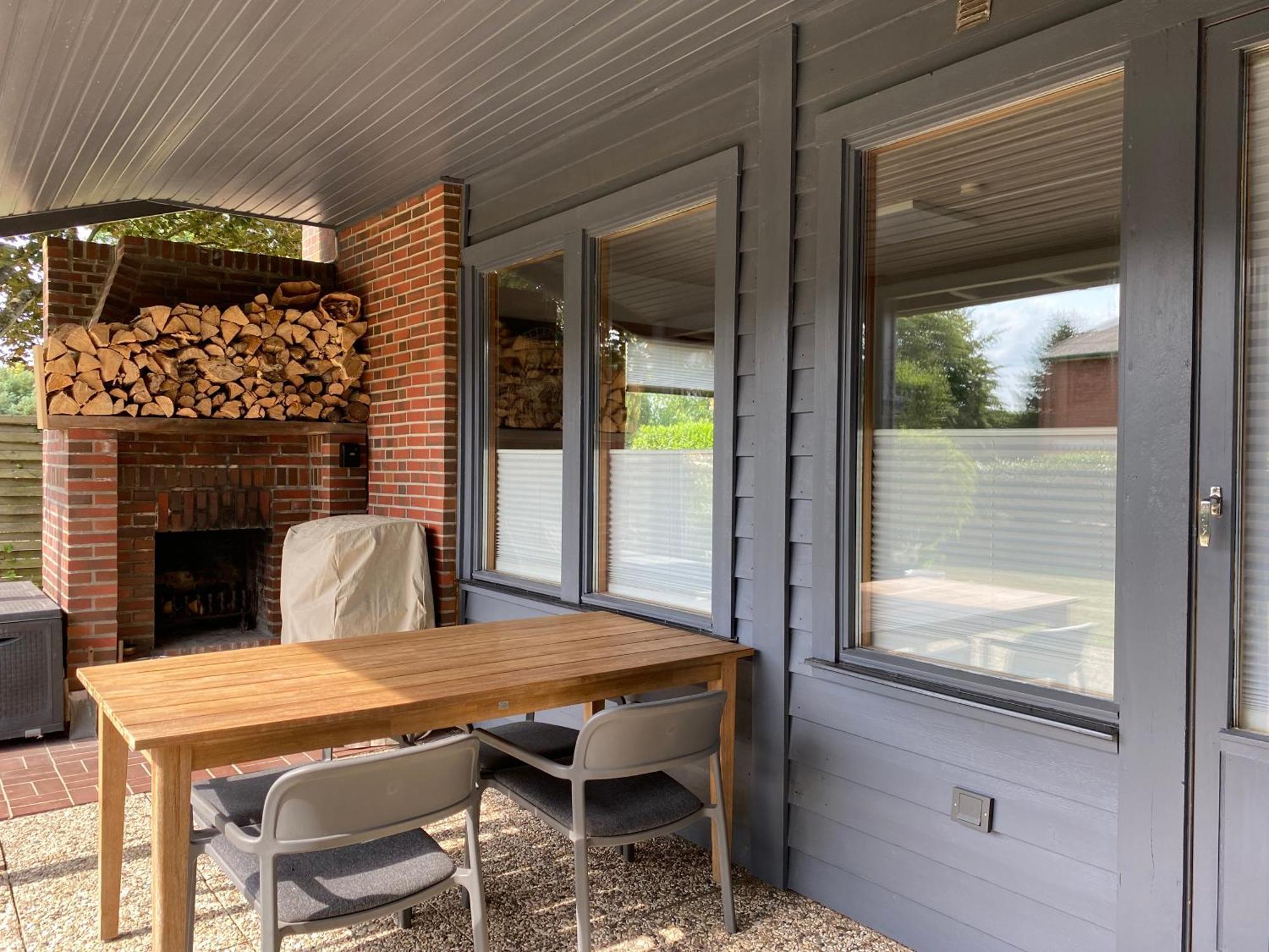 Villa Schwedenhaus Mit Holzofen & Aussenkamin Auf 1400M2 à Tensbuttel-Rost Extérieur photo